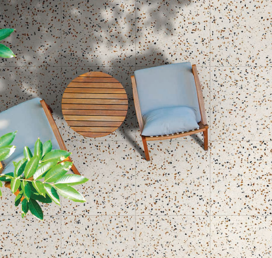 Terrazzo Multicolor 60x60cm Leffetto