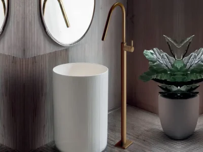 Επιδαπέδια Μπαταρία Eurorama Bronze Brushed 13302-221.