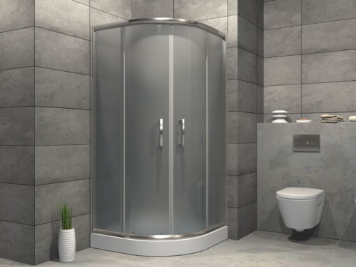 Γωνιακή καμπίνα ντουζιέρας με Frost κρύσταλλο ασφαλείας Replay FR 90 x 90 cm