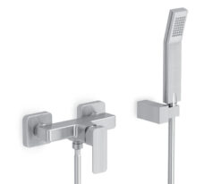 Μπαταρία Ντουζιέρας Eurorama Quadra Inox Matt 144150-110