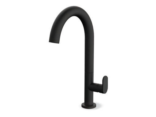 Μπαταρία Νιπτήρα Armando Vicario Slim Black Matt 500041-400