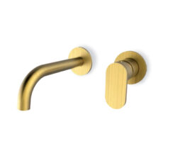 Μπαταρία Νιπτήρα Armando Vicario Slim Gold Brushed 500045-201