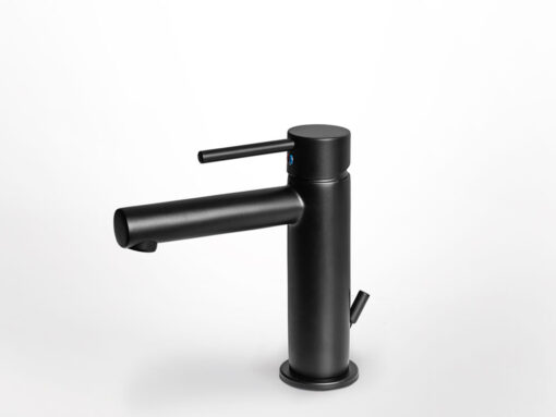 Μπαταρία Νιπτήρα Eurorama Tonda Black Matt 145310-400