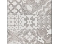 Πορσελανάτα πλακάκια δαπέδου λευκής μάζας Beton Acero Decor 60 x 60 cm
