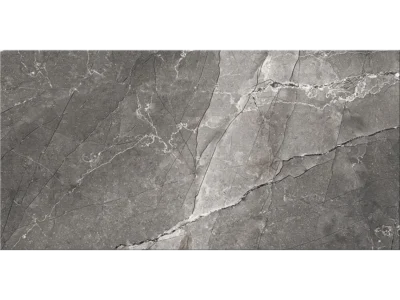 Πορσελανάτα πλακάκια δαπέδου Τεχνογρανίτη Alesia Black 60 x 120 cm. Κατάλληλα για επίστρωση δαπέδων Εσωτερικών χώρων. Επιφάνεια Γυαλιστερή.