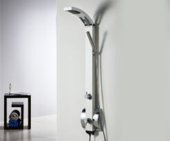 Στήλη Υδρομασάζ Idea Satin 25 x 136 cm. Με ανάμιξη Ζεστού-Κρύου Νερού
