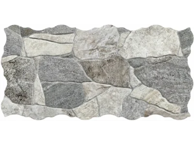 Πλακάκια δαπέδου Belcaire Gris 23 x 46 cm με Matt Ανάγλυφη επιφάνεια.