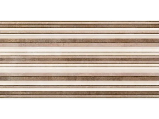 Πλακάκια μπάνιου Bronx Beige Line 25 x 50 cm με Matt επιφάνεια, λευκής μάζας