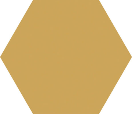 Πορσελανάτα πλακάκια δαπέδου λευκής μάζας Hexa Element Ocre 23 x 27 cm