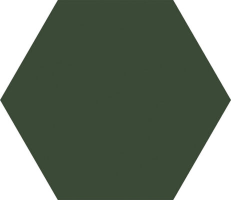 Πορσελανάτα πλακάκια δαπέδου λευκής μάζας Hexa Element Verde 23 x 27 cm