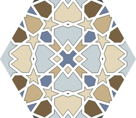 Πορσελανάτα πλακάκια δαπέδου λευκής μάζας Al Andalus  23 x 27 cm