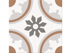 Πορσελανάτα πλακάκια δαπέδου λευκής μάζας Valencia Fallas 25 x 25 cm