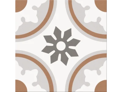 Πορσελανάτα πλακάκια δαπέδου λευκής μάζας Valencia Fallas 25 x 25 cm