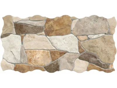 Πλακάκια δαπέδου Piedra Mix 23 x 46 cm με Matt Ανάγλυφη επιφάνεια.
