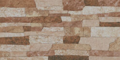 Πλακάκια επένδυσης Εξωτερικού η Εσωτερικού Χώρου Aria Cuero 23 x 46 cm με Ματ Ανάγλυφη επιφάνεια