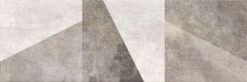 Πλακάκια μπάνιου Madison Gris Geo 25 x 75 cm με Matt επιφάνεια, λευκής μάζας