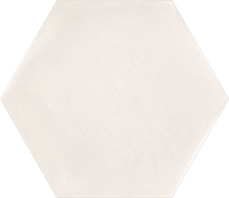 Πορσελανάτα πλακάκια δαπέδου λευκής μάζας Hexa Boreal Arena 23 x 27 cm