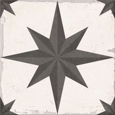 Πορσελανάτα πλακάκια δαπέδου λευκής μάζας Chez Coco Sun 25 x 25 cm