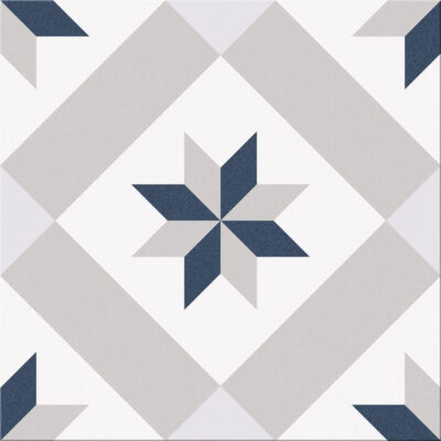 Πορσελανάτα πλακάκια δαπέδου λευκής μάζας Paris Luna 25 x 25 cm