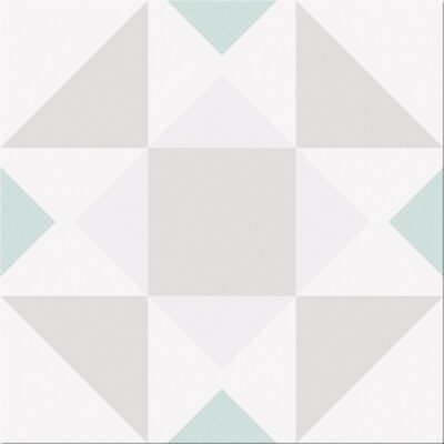 Πορσελανάτα πλακάκια δαπέδου λευκής μάζας Paris Opera 25 x 25 cm