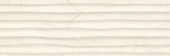 Πλακάκια μπάνιου Tajmahal Crema Dune 25 x 75 cm με Γυαλιστερή επιφάνεια, λευκής μάζας