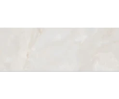 Πλακάκια μπάνιου Tajmahal Onix 25 x 75 cm με Γυαλιστερή επιφάνεια, λευκής μάζας
