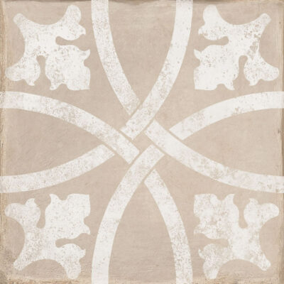 Πορσελανάτα πλακάκια δαπέδου λευκής μάζας Triana Lace Beige 25 x 25 cm