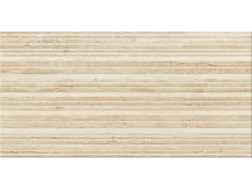 Πλακάκια μπάνιου Toscana Beige Line 25 x 50 cm με Matt επιφάνεια, λευκής μάζας