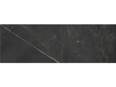 Πλακάκια μπάνιου Vernazza Negro 30 x 90 cm με Matt Satin επιφάνεια, λευκής μάζας