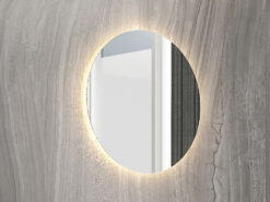 Καθρέπτης μπάνιου με φωτισμό LED Idol Φ70 cm. Κυκλικό σχήμα με περιμετρικό φωτισμό