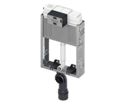 Εντοιχιζόμενο καζάνι Tece Uni W-9370300. Δυνατότητα εγκατάστασης σε τοίχο με διπλό τούβλο. Κατάλληλο για συνδυασμό με Κρεμαστές λεκάνες.
