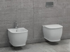 Κρεμαστή λεκάνη WC Τουαλέτας Genesis 52 cm από Υαλώδη πορσελάνη.