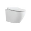 Κρεμαστή λεκάνη WC Τουαλέτας Vera Rimless 49 cm από Υαλώδη πορσελάνη.