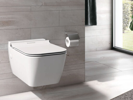 Κρεμαστή λεκάνη WC Τουαλέτας Serel Sapphire Rimless 52 cm από Υαλώδη πορσελάνη.