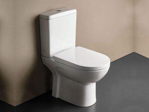 Λεκάνη τουαλέτας με Καζάνι, Κάλυμα και Μηχανισμό Vela Rimless 60 cm