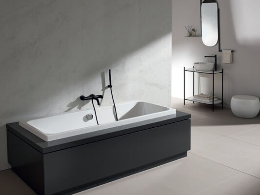 Μπανιέρα ευθύγραμμη Carron Profile Duo Carronite 170 x 75 cm.