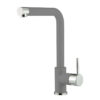 Μπαταρία Κουζίνας Armando Vicario Fluo Granite Croma 18510-1441 με Περιστρεφόμενο Επιστόμιο