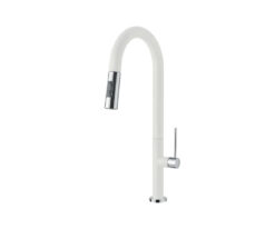 Μπαταρία Κουζίνας Armando Vicario Tozo Granite Polaris 48780-1302 με Συρόμενο Ντους.