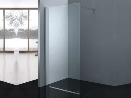 Διαχωριστικό ντουζιέρας με Διαφανές κρύσταλλο ασφαλείας Iwis Chrome 70 x 200 cm.