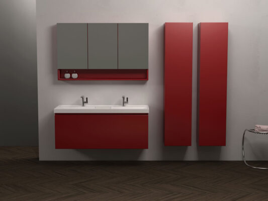 Έπιπλο μπάνιου Lito C 120 με πορσελάνινο νιπτήρα 120 x 47 cm. Υλικό κατασκευής υδατοαπωθητικό MDF.Διατίθεται σε 15 Διαφορετικές Αποχρώσεις .