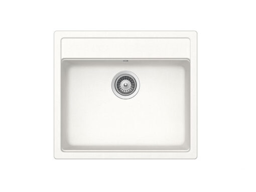 Νεροχύτης Κουζίνας Shock Manhattan 30060-1302 57 x 51 cm σε απόχρωση Superwhite.