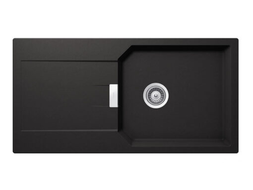 Νεροχύτης Κουζίνας Shock Manhattan 3100-1401 100 x 51 cm σε απόχρωση Nero.