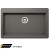 Νεροχύτης Κουζίνας Shock Mono 15090-1442 84 x 53 cm σε απόχρωση Silverstone.