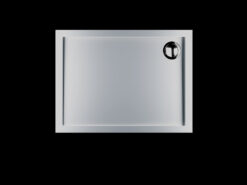 Ντουζιέρα ακρυλική Flow Extra Flat Slim 100 x 70 cm, με συνολικό ύψος 5,5 cm. Κατάλληλη για εγκατάσταση σε χαμηλά μπάνια .