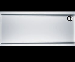 Ντουζιέρα ακρυλική Flow Extra Flat Slim 180 x 80 cm, με συνολικό ύψος 5,5 cm. Κατάλληλη για εγκατάσταση σε χαμηλά μπάνια .