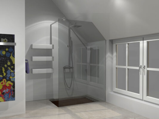 Καμπίνες μπάνιου Walk-In