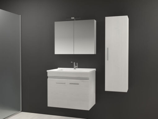 Έπιπλο μπάνιου Blanco με πορσελάνινο νιπτήρα 90 x 45 x 60 cm.