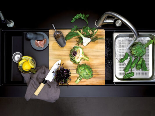 Νεροχύτες κουζίνας από συνθετικό Γρανίτη