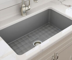 Νεροχύτης κουζίνας Bocchi 1362-411 Grey Matt με διάσταση 81 x 48 cm.