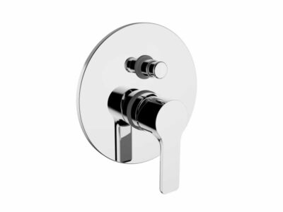 Μίκτης εντοιχισμένου συστήματος ντουζιέρας 2 Εξόδων Teorema Good Life 186010 Chrome. Υψηλής ποιότητας χρωμίωση.